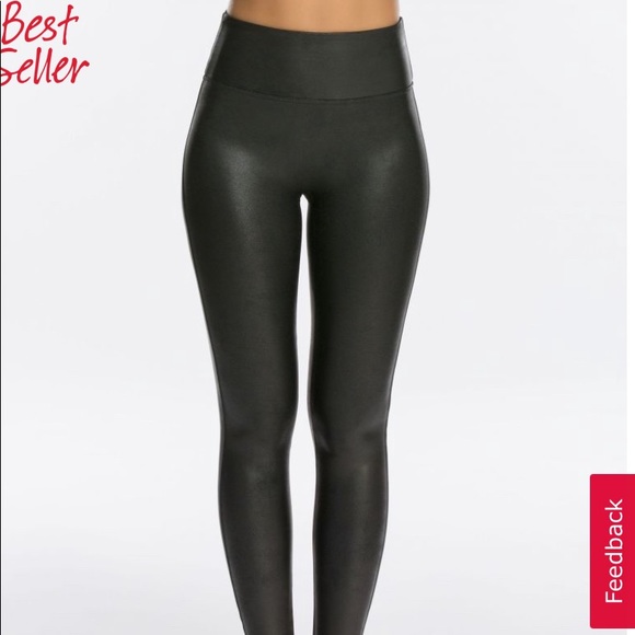 Spanx Faux Leather Leggings - Picture 2 of 2